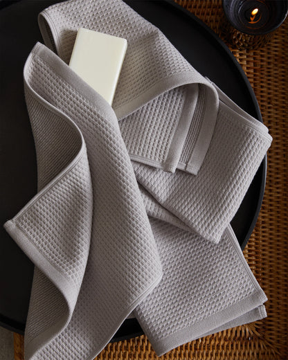 Turkish Waffle Terry Bath Sheet Bundle - One Size / White