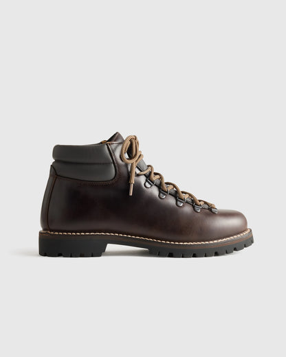 Crafted Leather Waterproof Hiking Boot - 7 / Burnt Timber