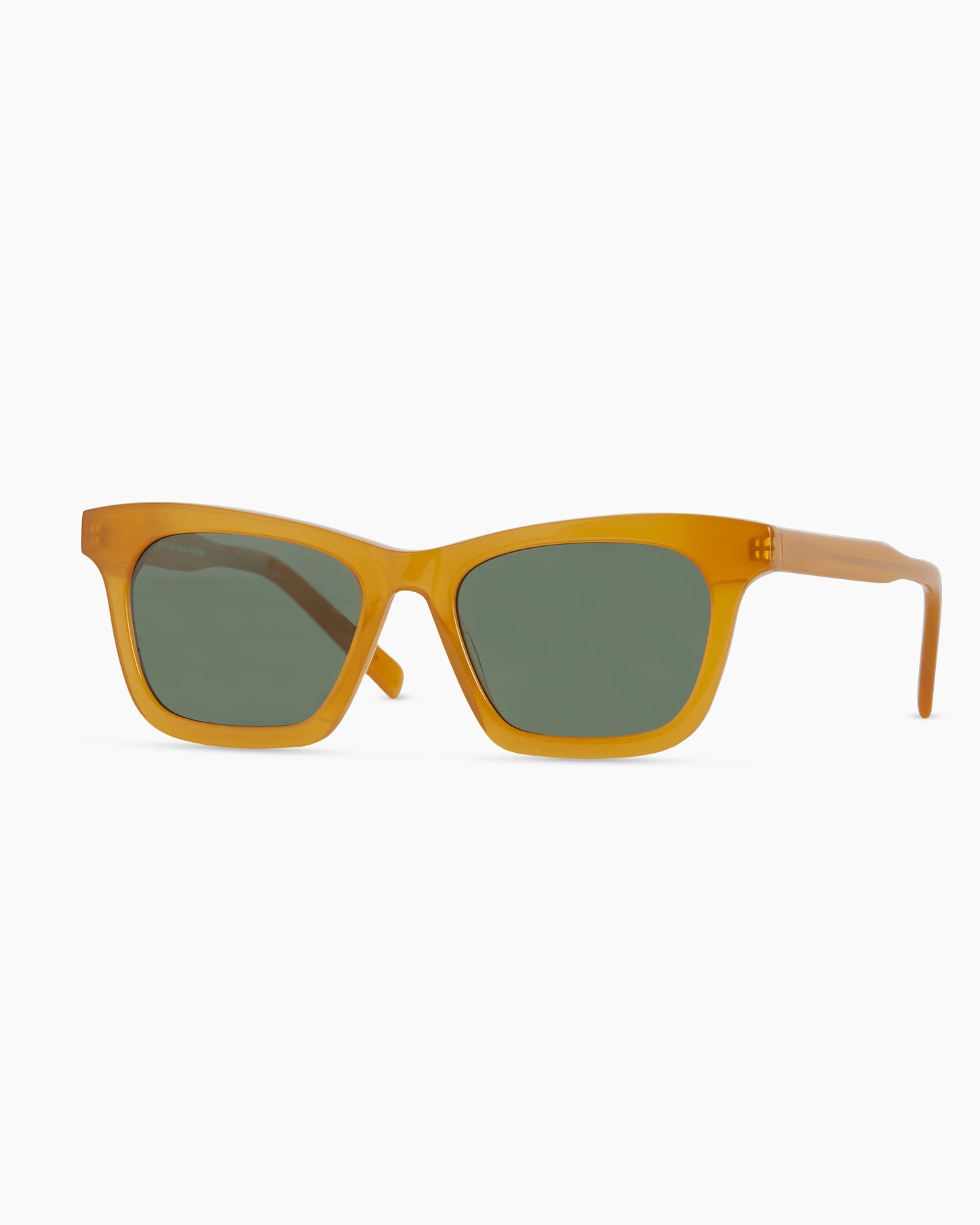 Luna Polarized Acetate Sunglasses - Narrow / Tan Tortoise with Brown Lens