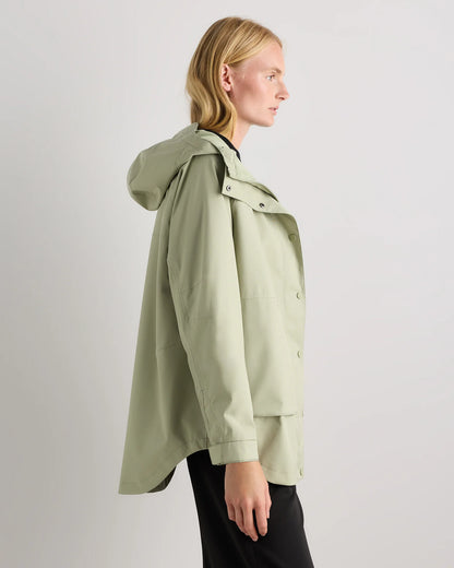 Weather Proof Oversized Rain Jacket - XS / Tea Green