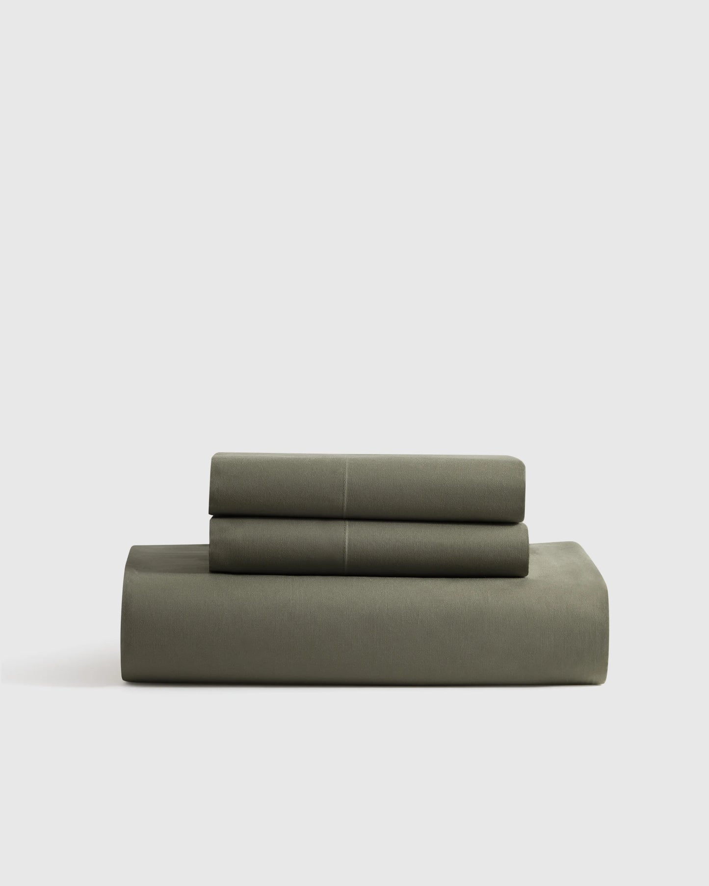Organic Crisp Percale Fitted Sheet Set - Twin / Espresso