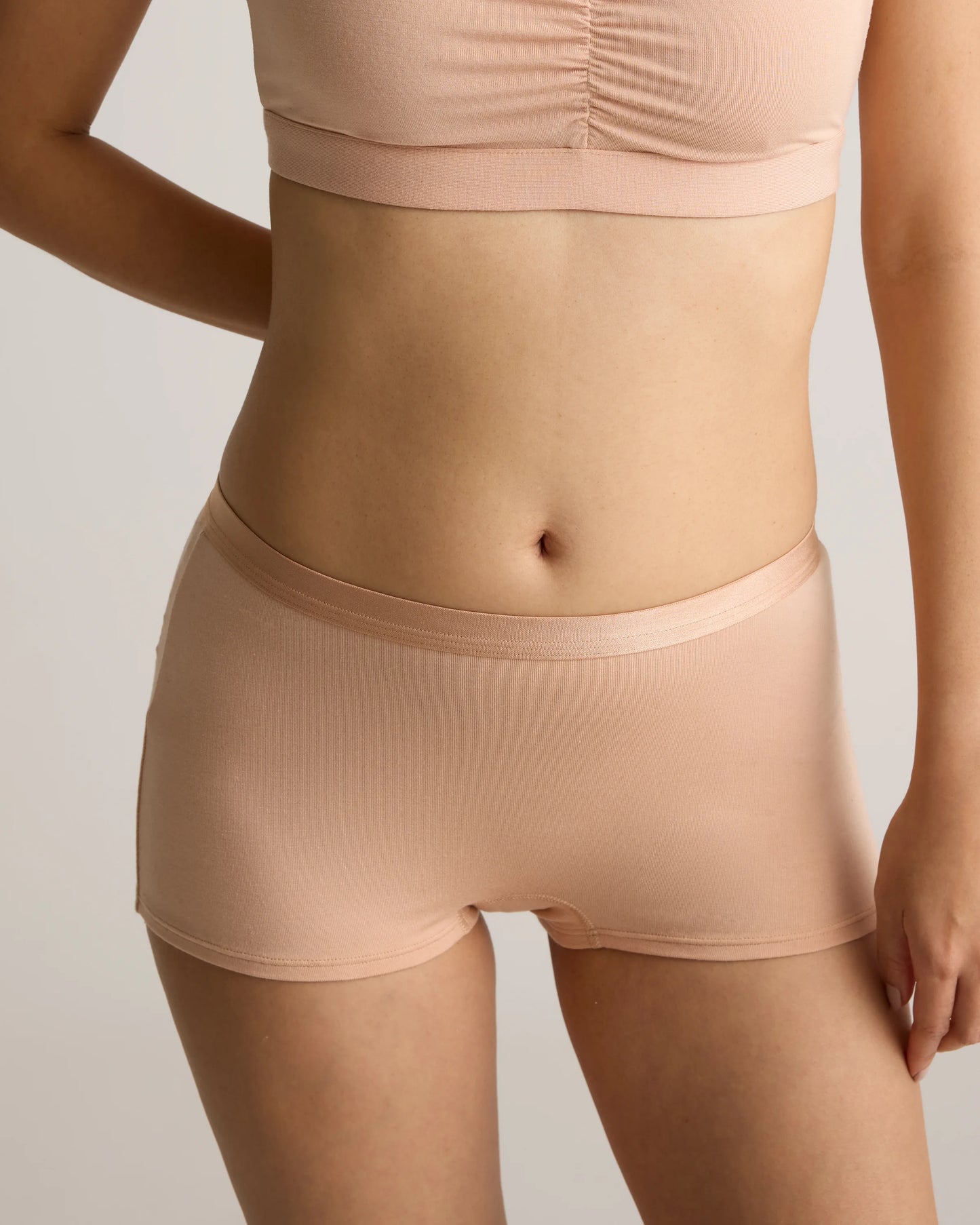 Micromodal Boyshort (6-pack) - XS / Warm Sand