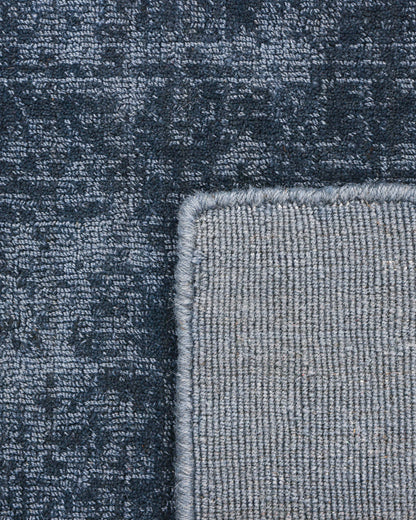 Drew Hand-Loomed Jute Rug - 5' x 8' / Blue
