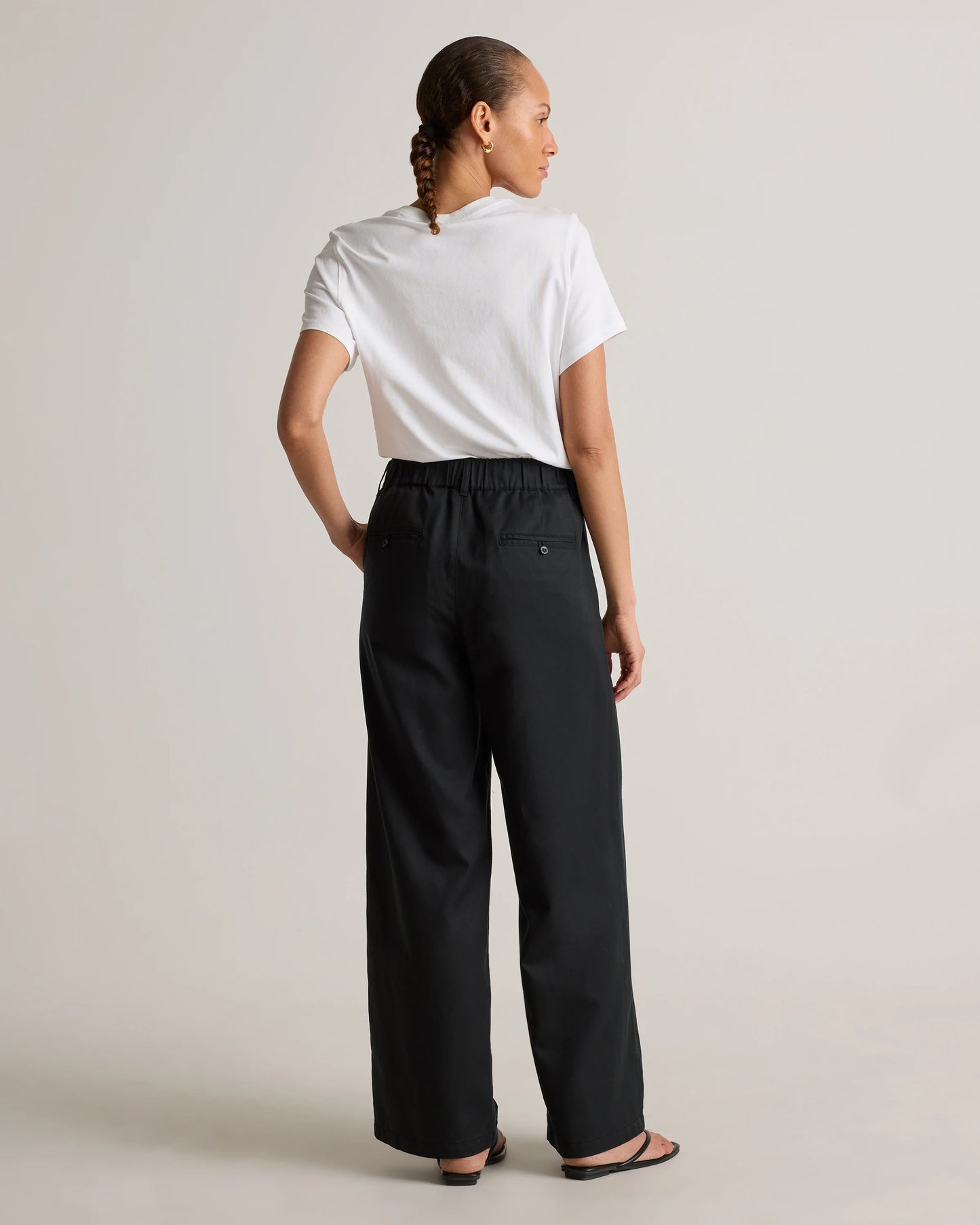 Drapey Twill Pleated Trouser - 0 / Baywood