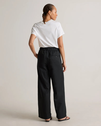 Drapey Twill Pleated Trouser - 0 / Baywood