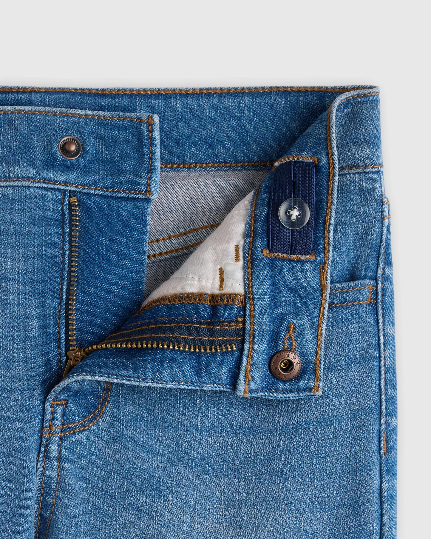 Girls Stretch Skinny Jeans - 6 / Medium Wash