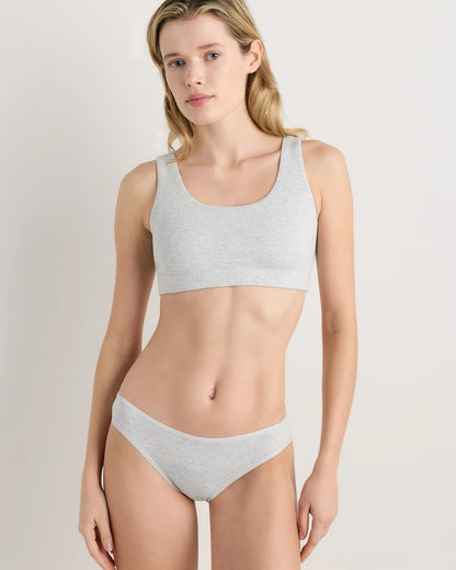 Organic Cotton Tank Bralette (2-pack) - XS / Mink