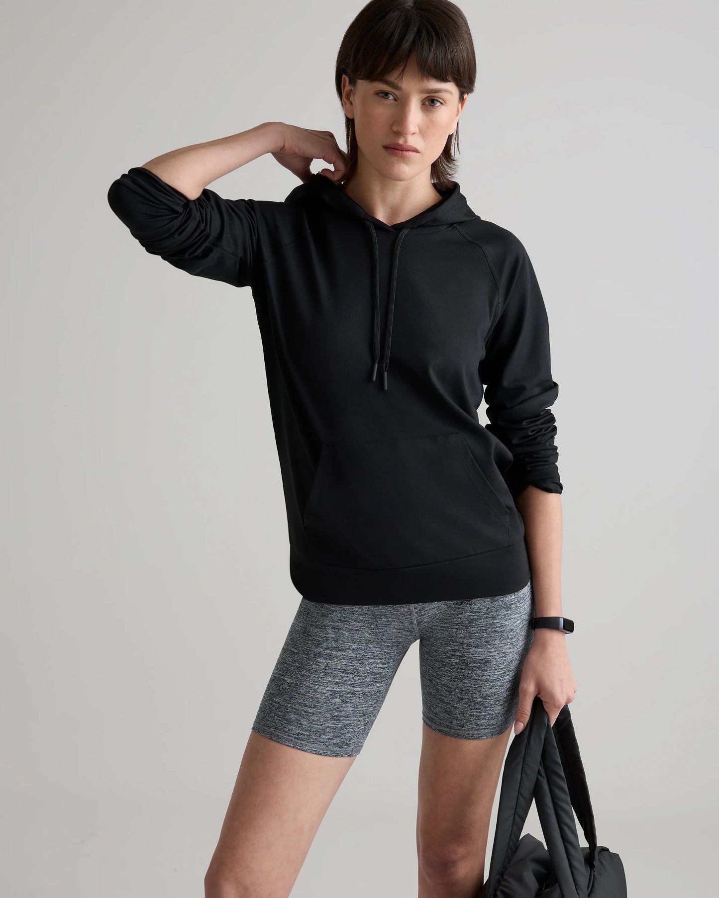 Flowknit Pullover Hoodie - XS / Heather Navy