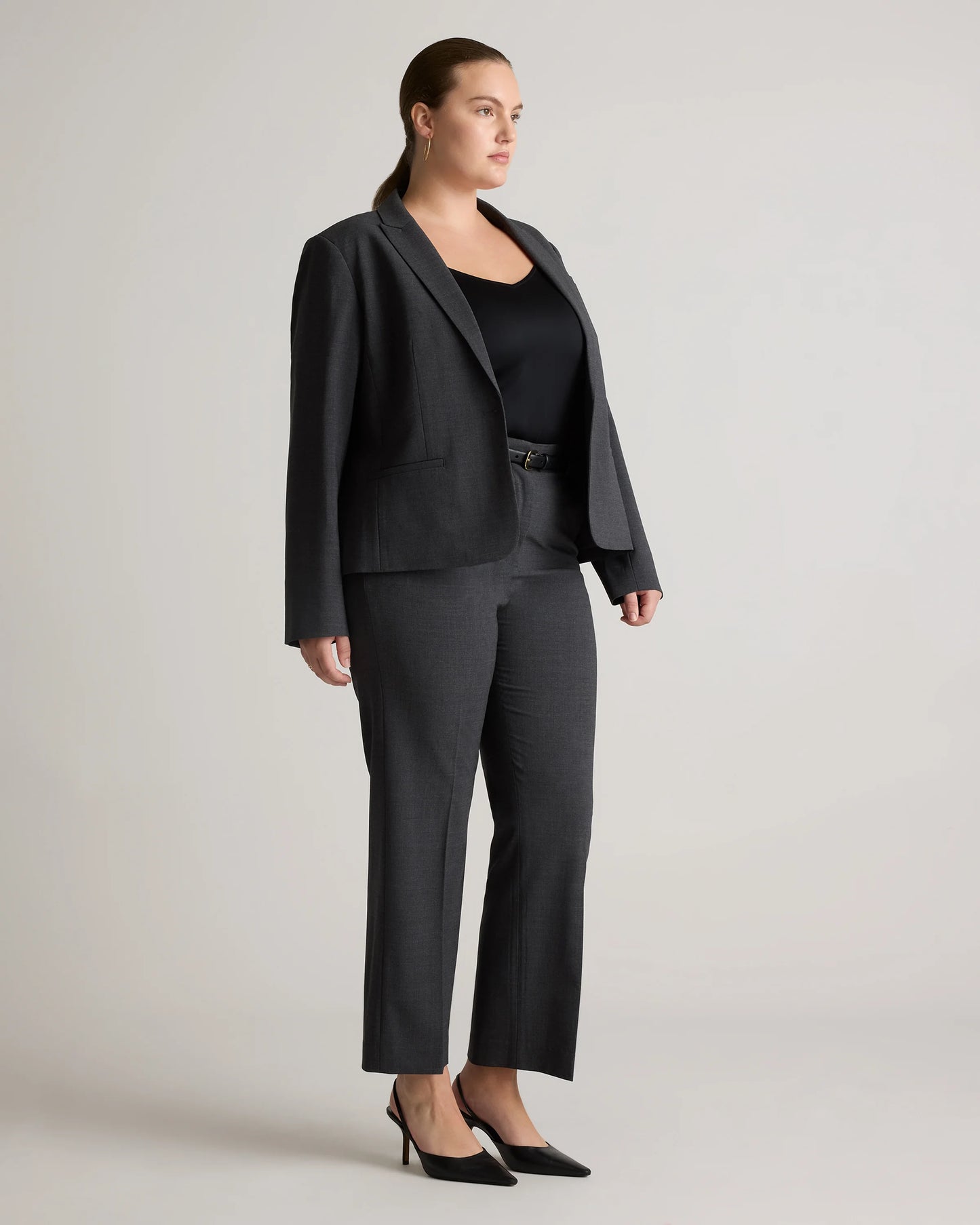 Italian Wool Tailored Blazer - XS / Navy