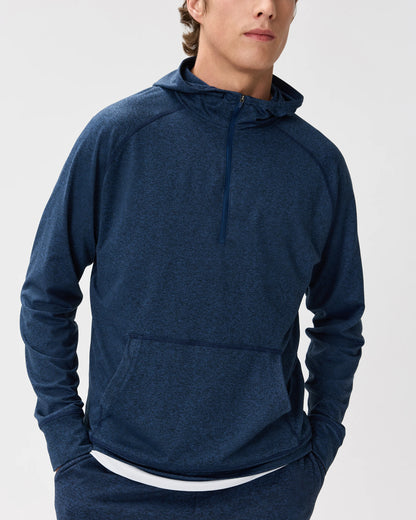 Flowknit Performance Half-Zip Hoodie - S / Heather Green