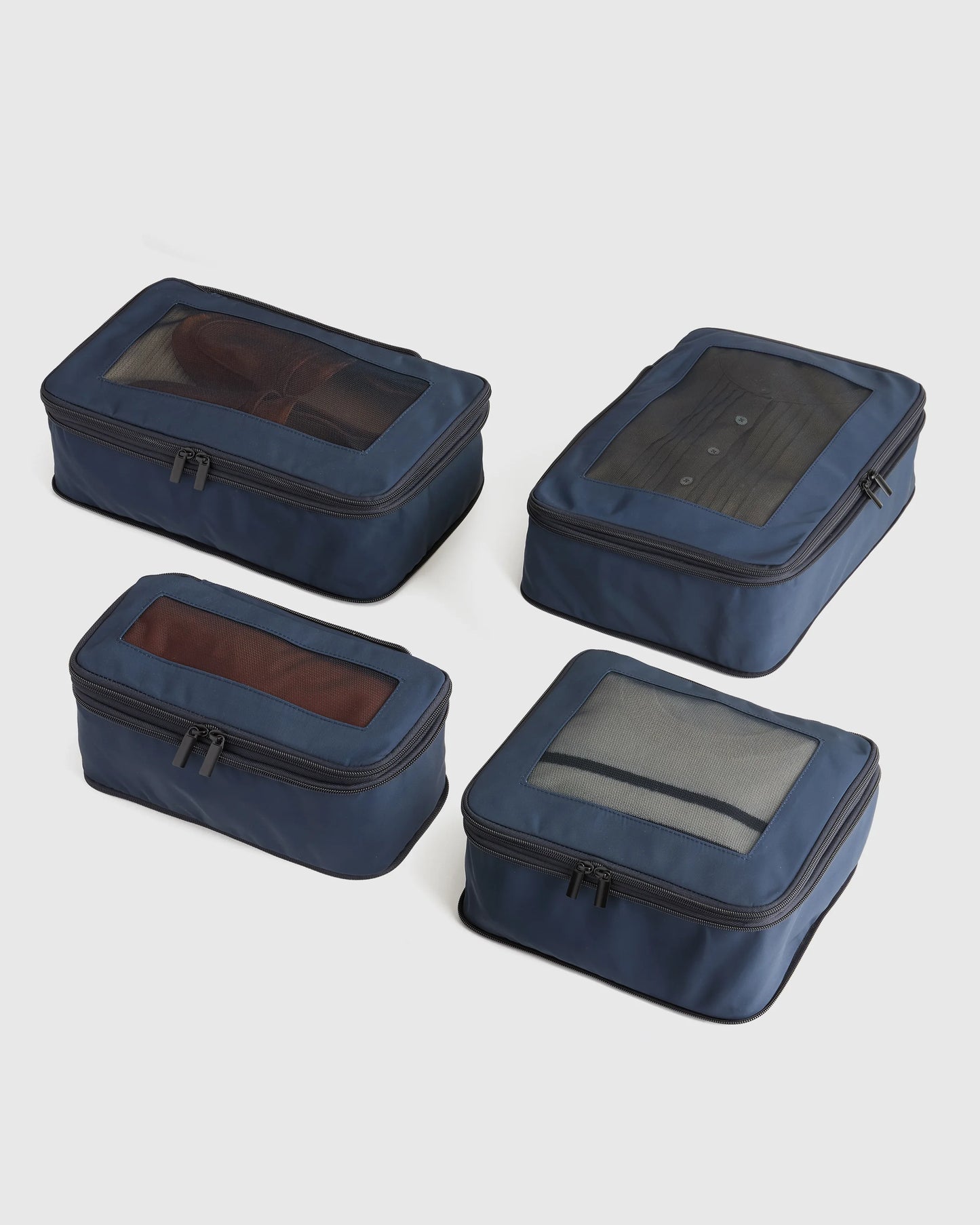 Eco Compression Packing Cubes - 4-Pack / Black
