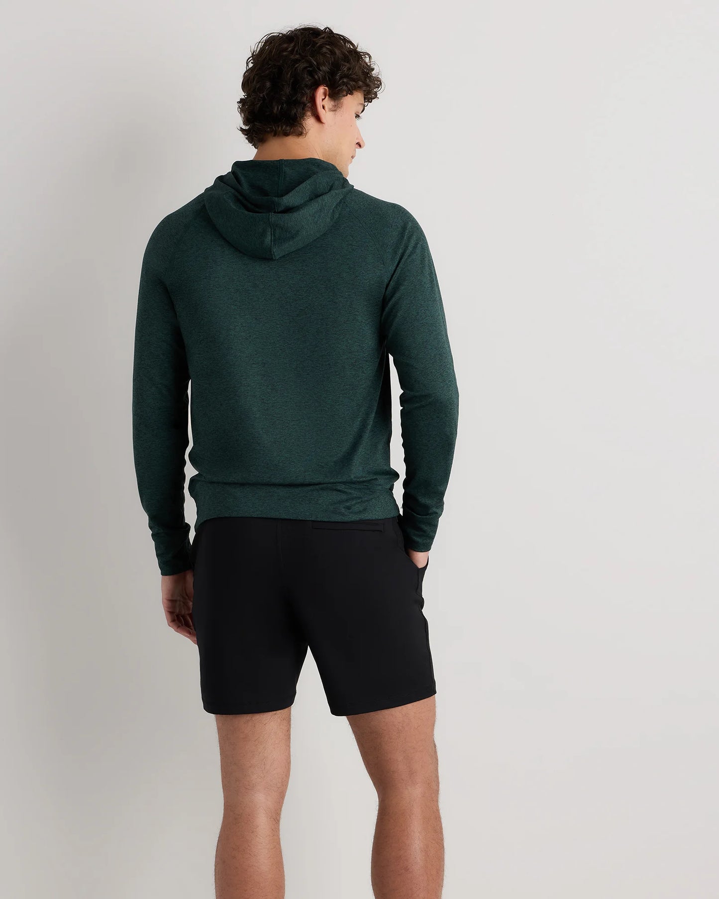 Flowknit Performance Half-Zip Hoodie - S / Heather Green