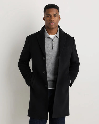 100% Mongolian Cashmere Car Coat - S / Camel