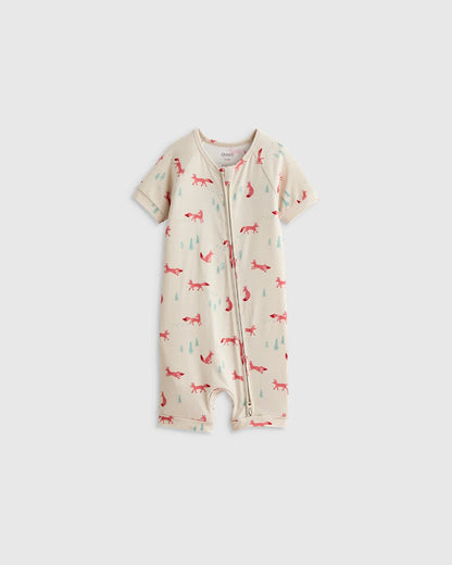 Bamboo Shortie Onesie Pajama - 2T / Sunshine