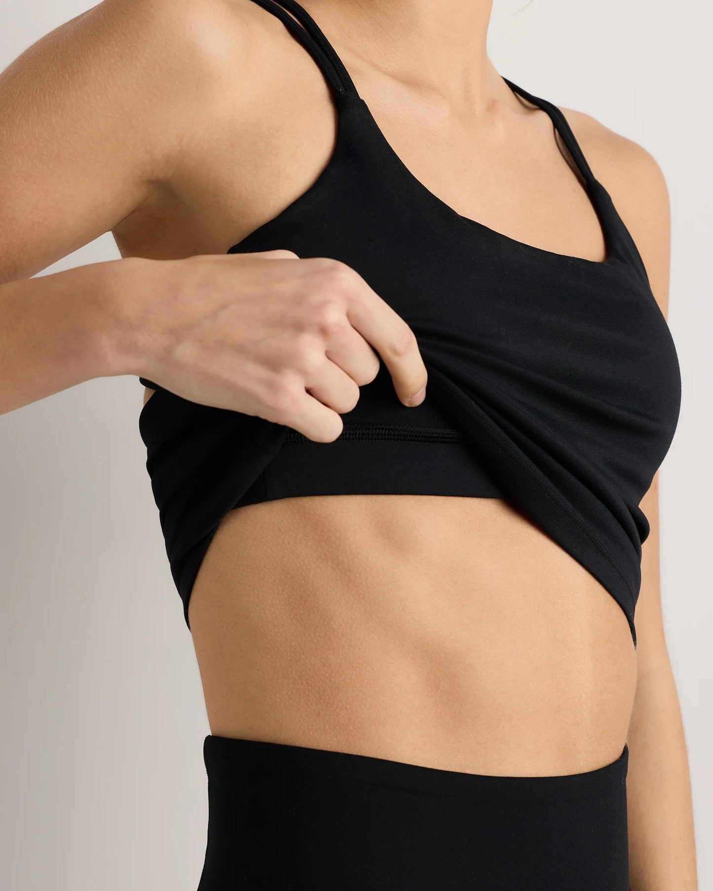 Ultra-Form Strappy Bra Tank - XS / Black