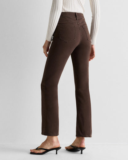 Bella Stretch Straight Jeans - 24 / Twilight Blue Fray
