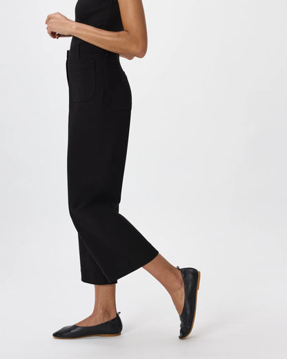 Ultra-Stretch Ponte Cropped Wide Leg Pants - 0 / Espresso