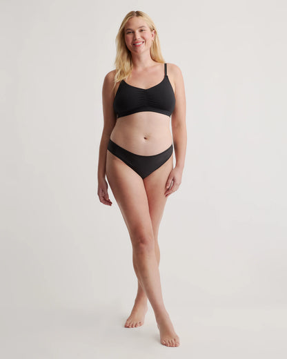 Micromodal Ruched Bralette (2-pack) - XS / Black