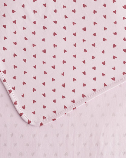 Bamboo Swaddle 2-Pack - One Size / Painted Hearts