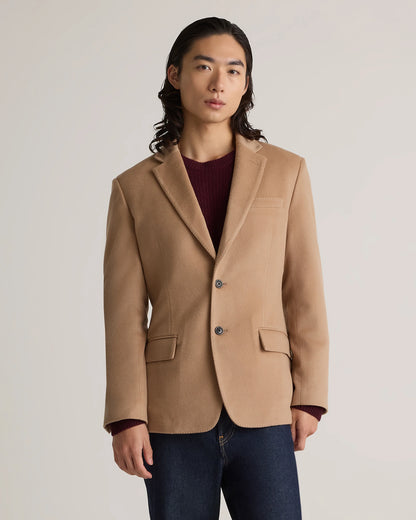 100% Mongolian Cashmere Blazer - S / Heather Graphite