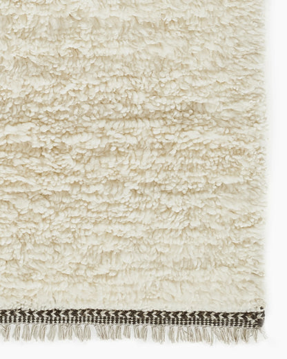 Dover Wool Shag Rug - 5' x 8' / Natural