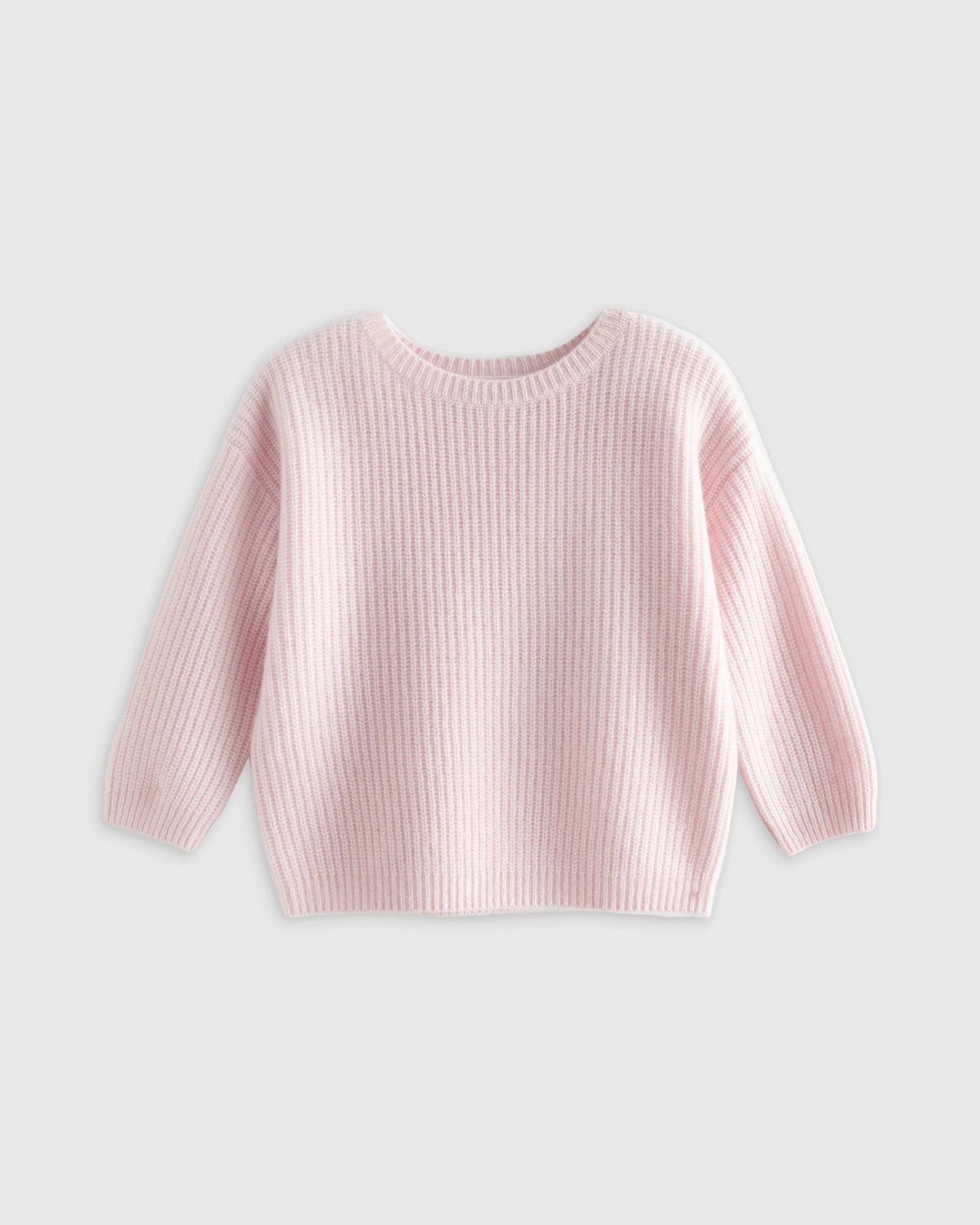 Washable Cashmere Fisherman Tunic Sweater - 2T / Ivory