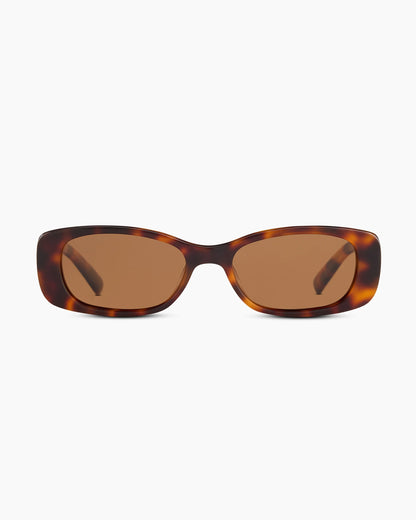 Palma Polarized Acetate Sunglasses - One Size / Black with Green lens