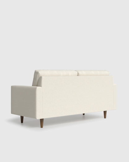 Atlas Midcentury Sofa in Performance Chenille Linen Blend - 6ft / Snow