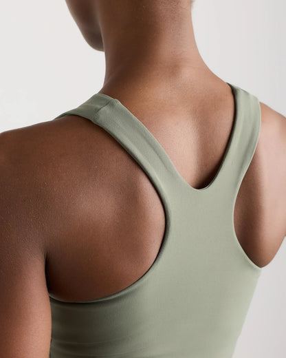Ultra-Form High-Neck Cropped Tank - XS / Black Camo