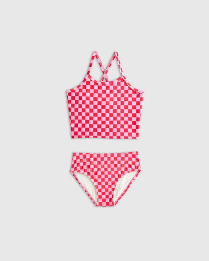 Tankini Swimsuit - 6 / Soft Ditsy Floral