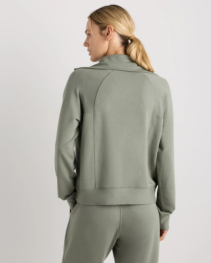 SuperSoft Fleece Half Zip - XS / Dried Fig