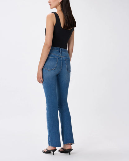 Bella Stretch Kick Flare Jeans - 24 / Deep Rinse