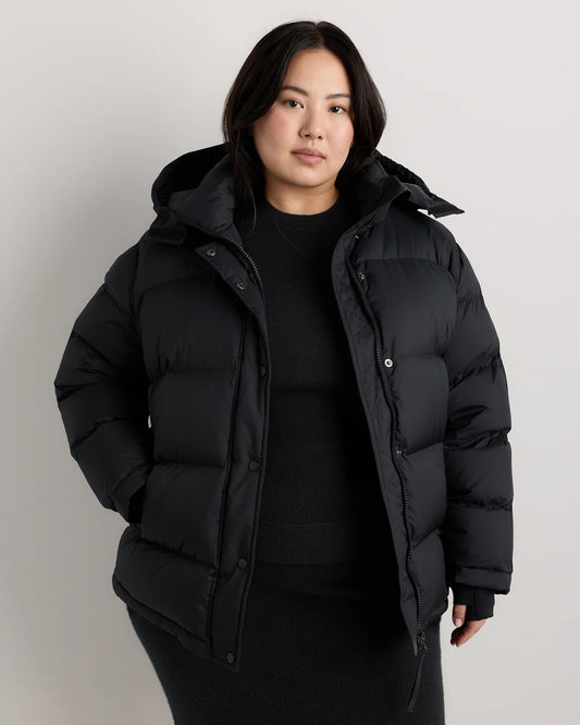 Responsible Down Puffer Jacket - 1X / Black