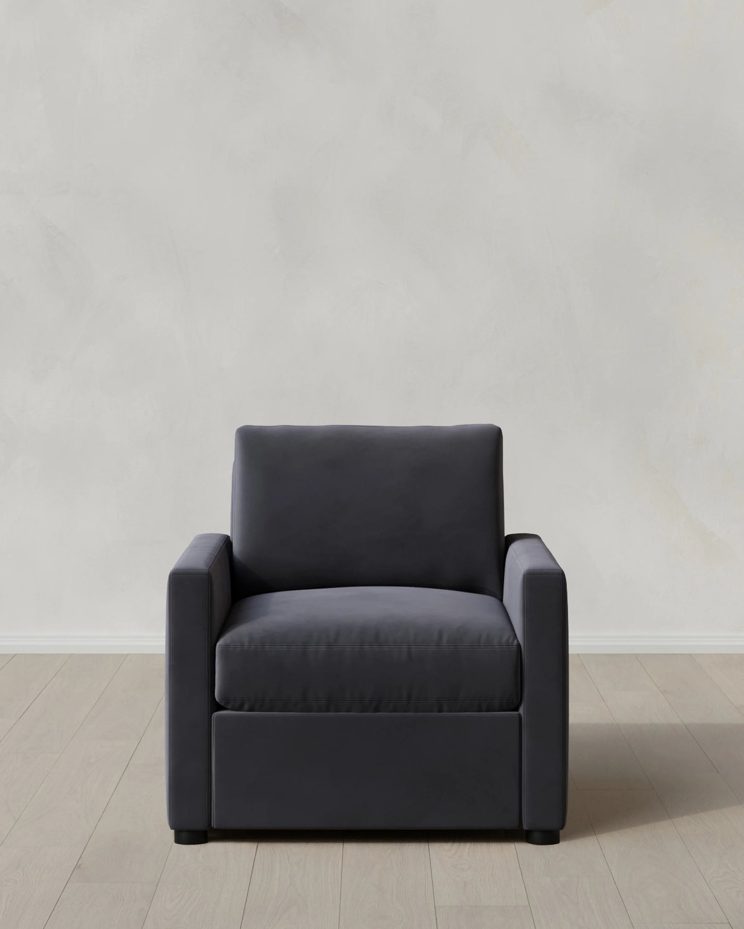 Brennan Accent Chair in Performance Velvet - One Size / Pine
