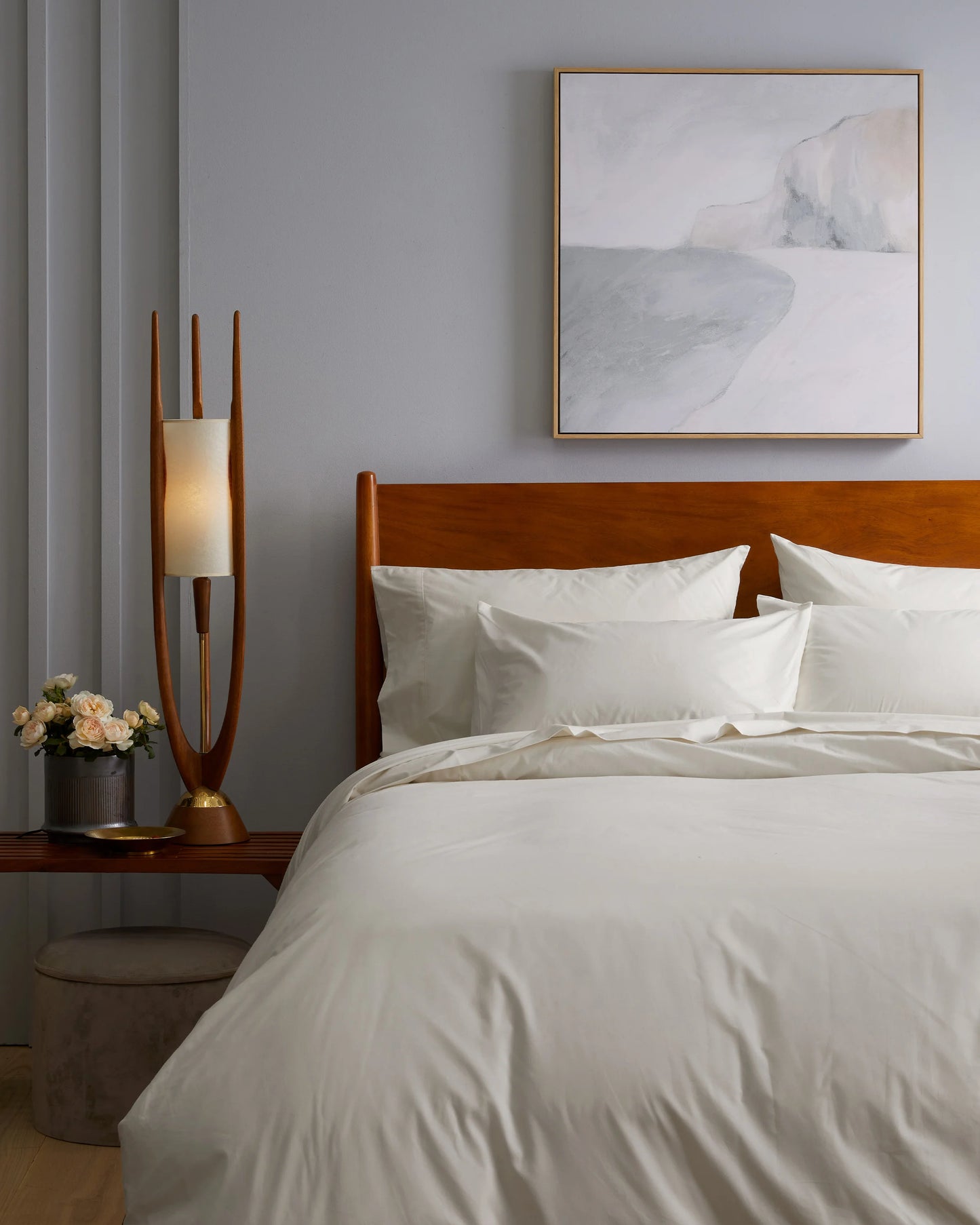 Organic Crisp Percale Sham Set - Standard / White