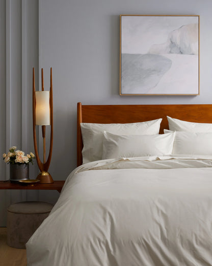 Organic Crisp Percale Sham Set - Standard / White