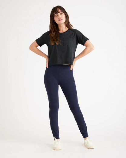 Ultra-Stretch Ponte Skinny Pants - XS / Navy
