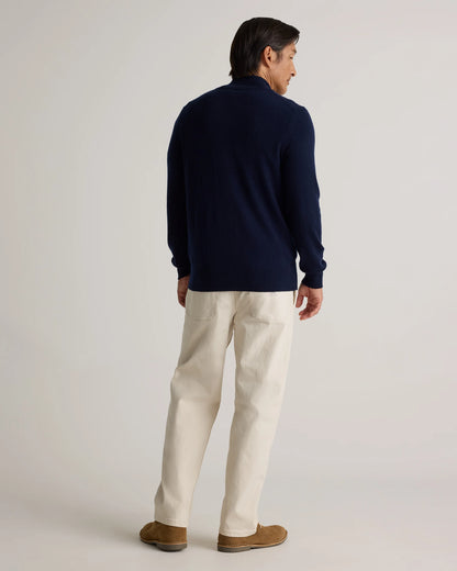 Mongolian Cashmere Full Zip Sweater - S / Teak