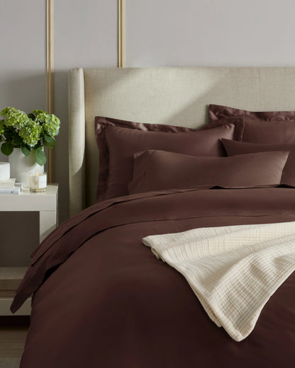 Signature Giza Cotton Sateen Deluxe Bedding Bundle - Twin / Dried Sage