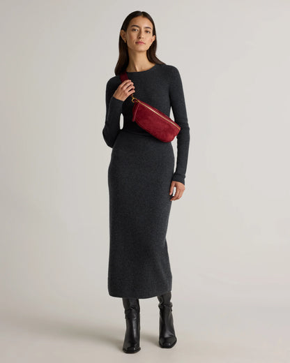 Quinn Suede Sling Bag - One Size / Whiskey