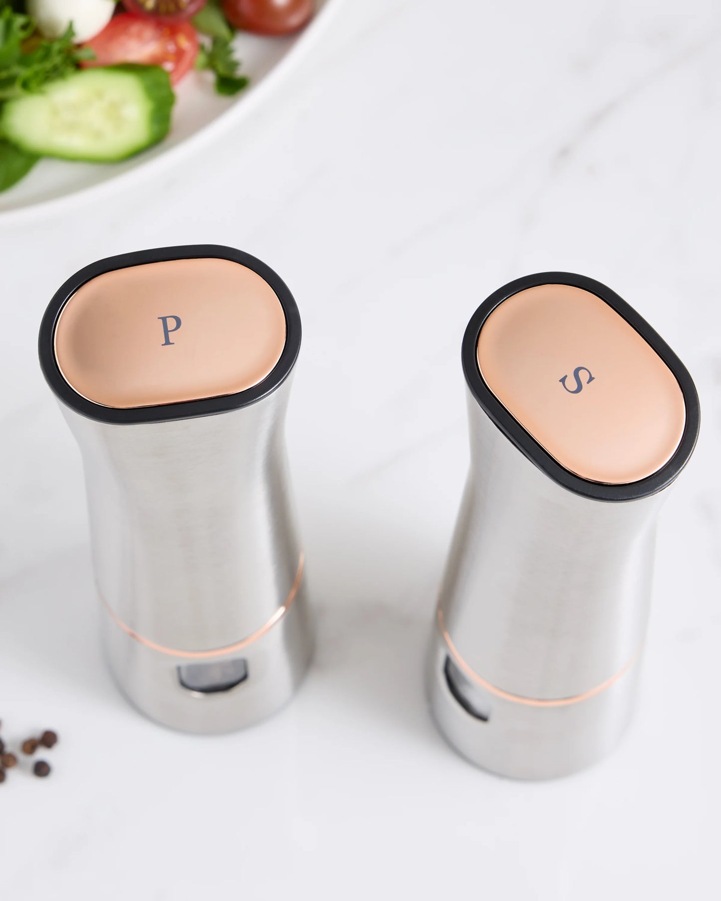 Stainless Steel Electric Pepper Mill - One Size / No Color