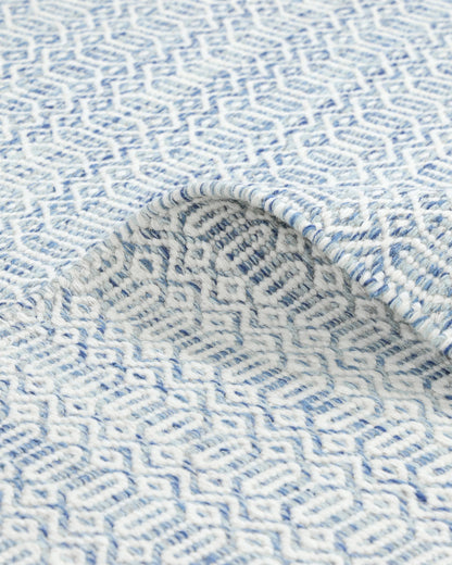 Vale Handwoven Wool Rug - 5' x 8' / Blue