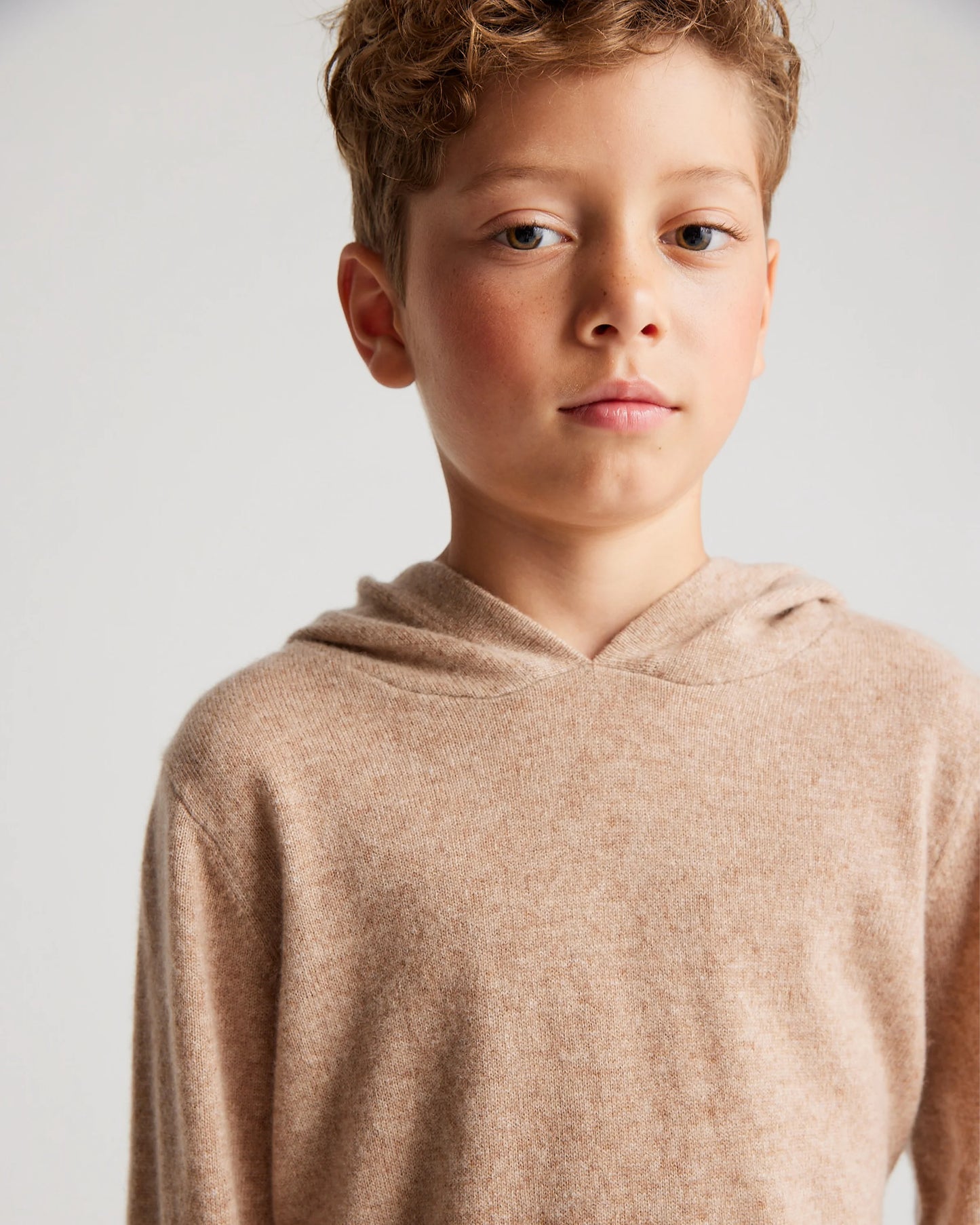 Washable Cashmere Hoodie - 6 / Oatmeal