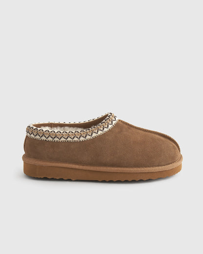 Australian Shearling Clog Slipper - 5 / Pecan