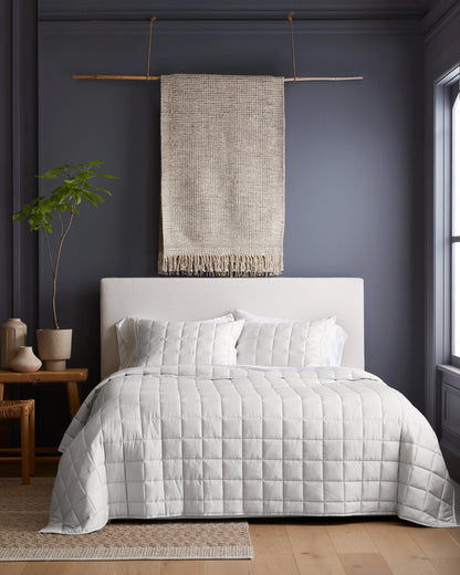 Bamboo Box Quilt - Twin / Sage