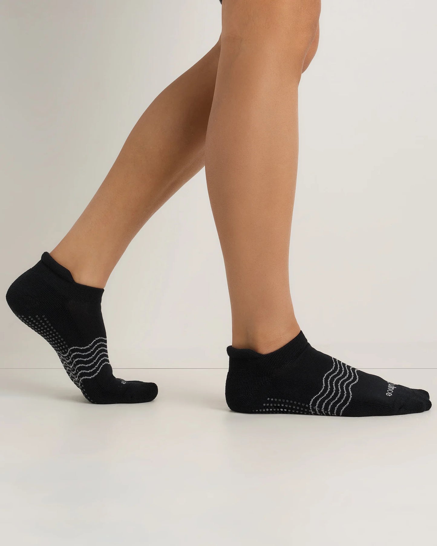 Everyday Cotton Pilates Gripper Ankle Socks (4-pack) - S / White