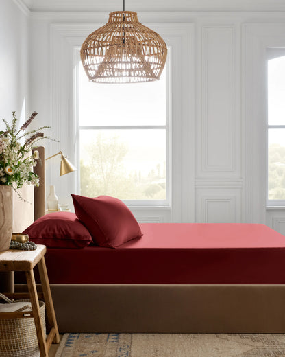 Bamboo Fitted Sheet Set - Twin / Sand