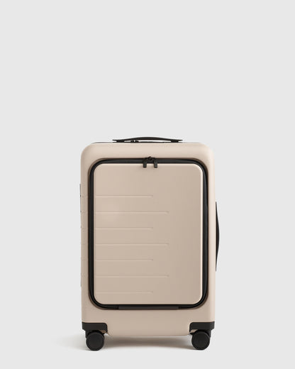 Front Pocket Carry-On Suitcase - One Size / Lavender