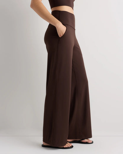 Ultra-Form High-Rise Wide Leg Pants - XS / Black