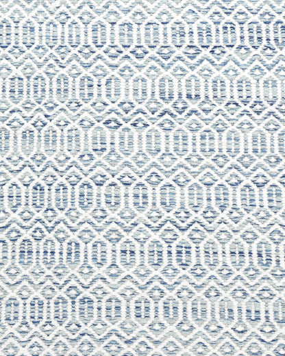 Vale Handwoven Wool Rug - 5' x 8' / Blue